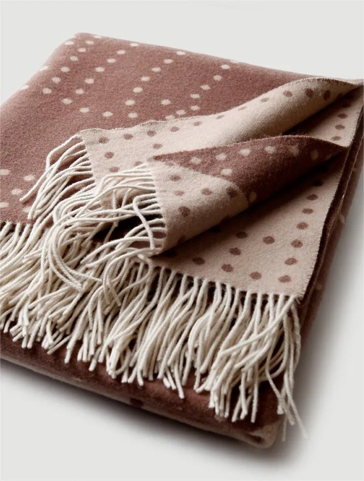 100% Lamb Wool Andrea Blanket