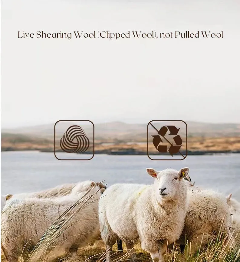 100% Lamb Wool Andrea Blanket