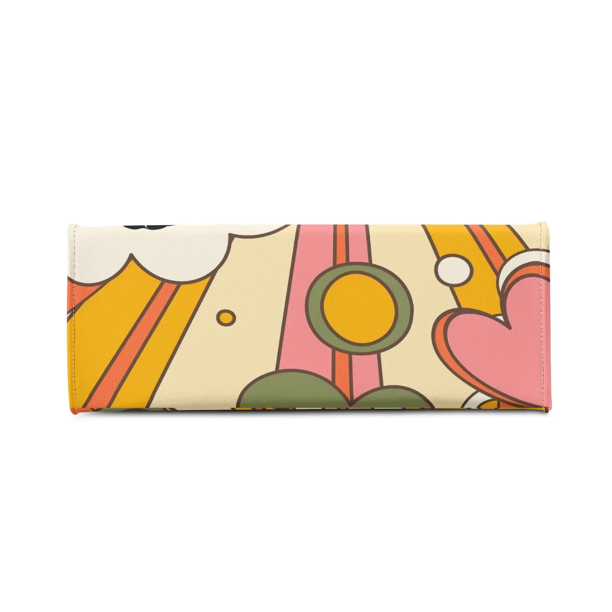 1970s Groovy Handbag, Atomic Kitty, Flower Power Hip Chic Trendy Kitsch Shoulder Bag