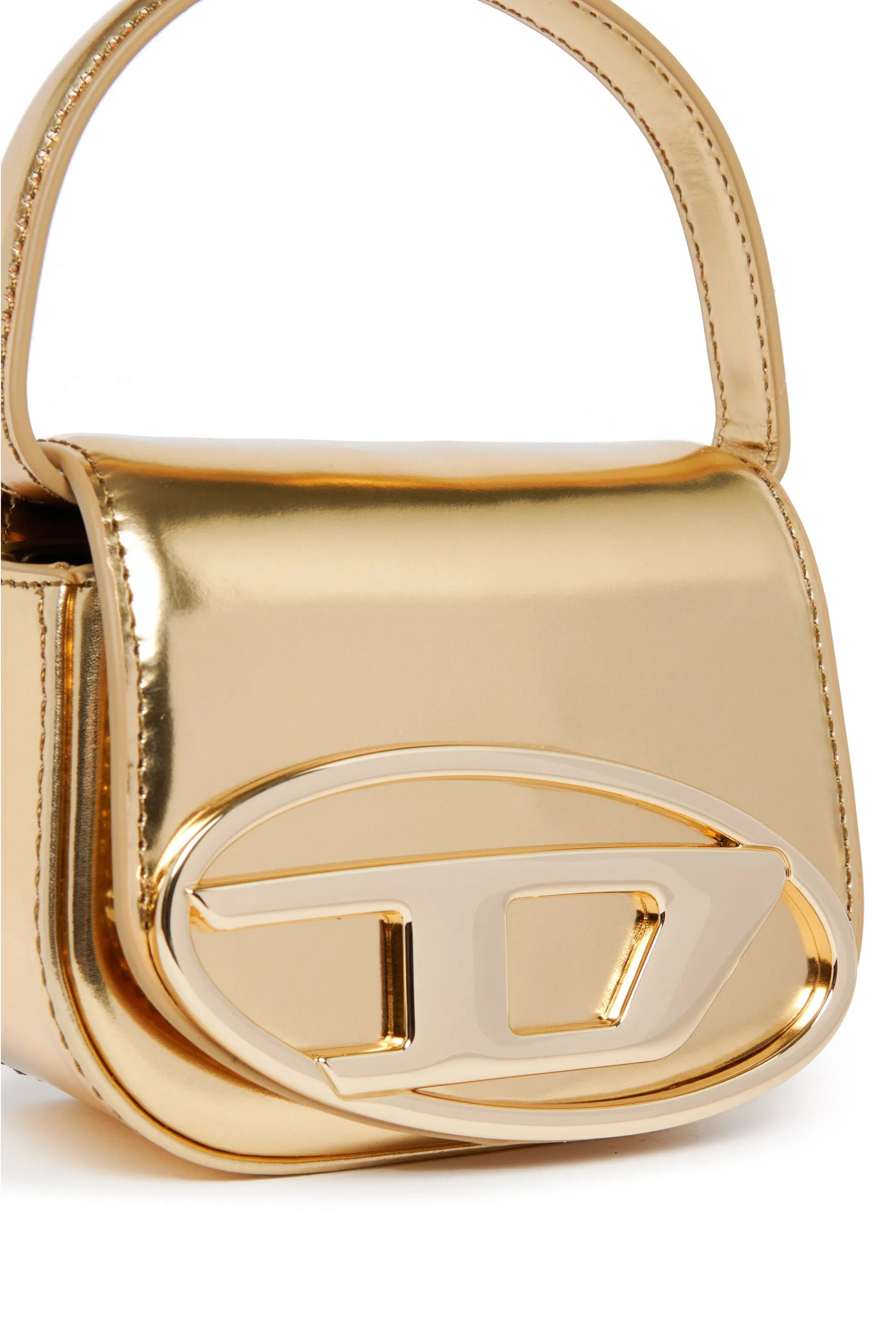 1DR XS mirror effect leather bag