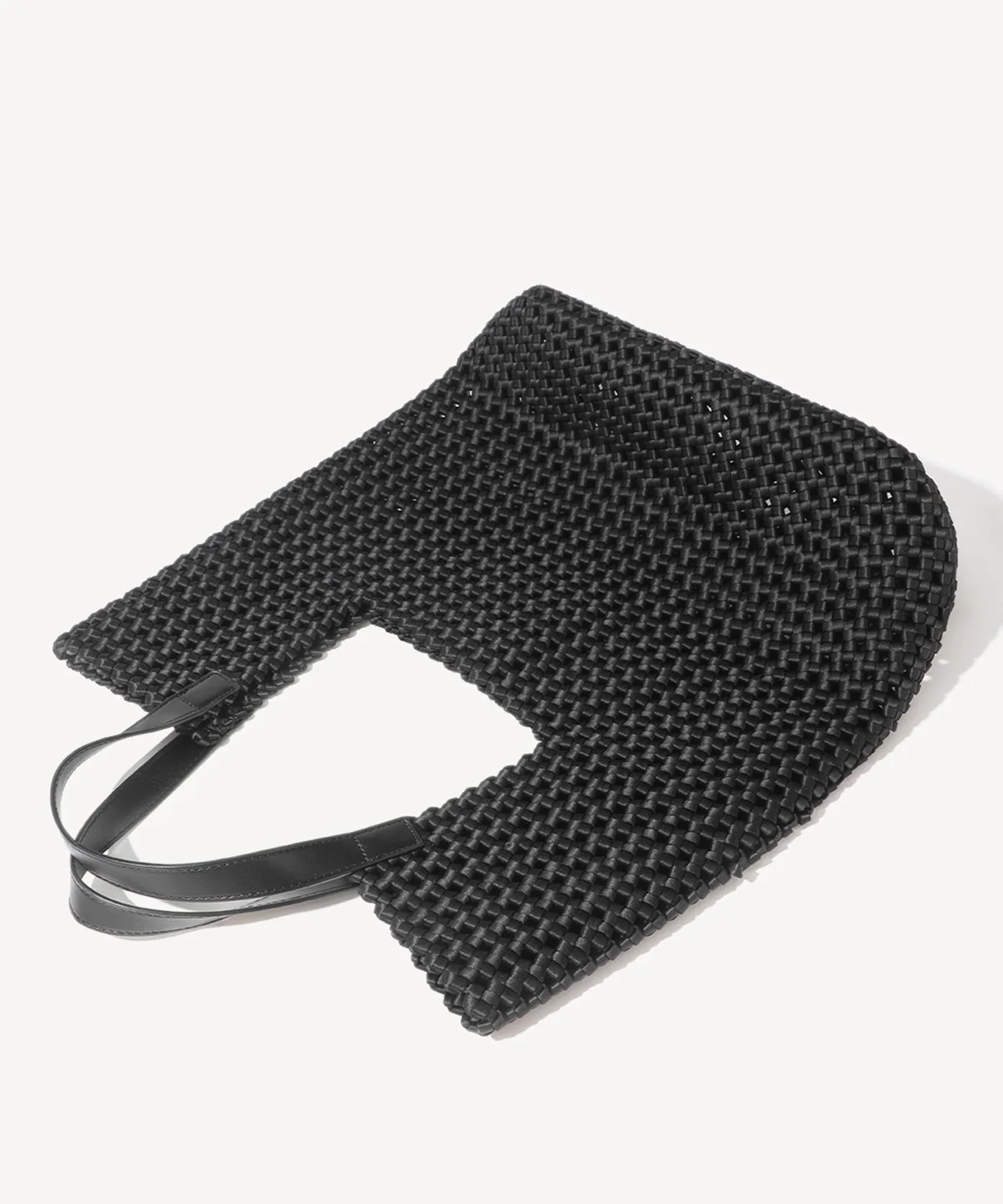 2 PCs Set Woven Large Handle Bag