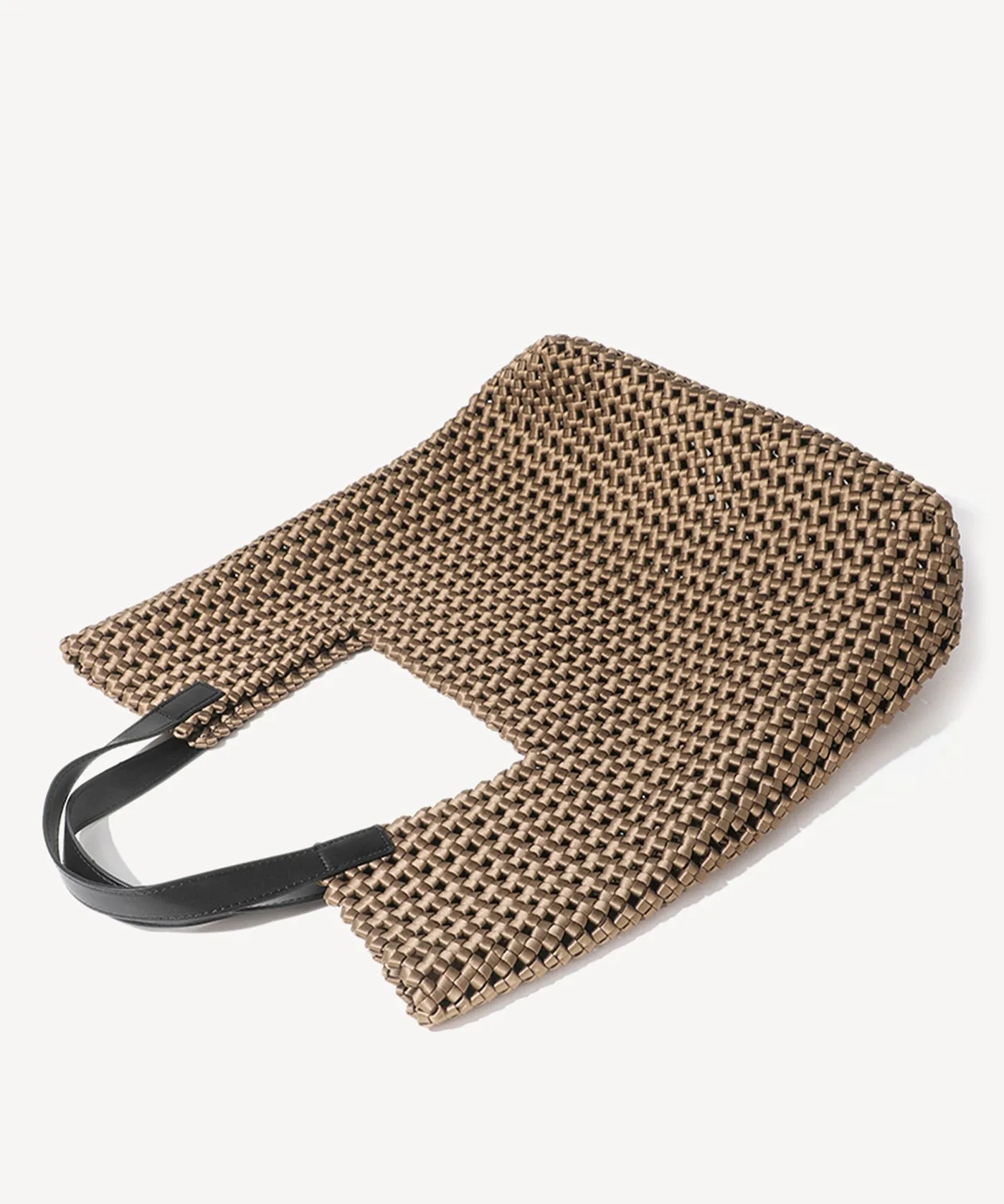 2 PCs Set Woven Large Handle Bag