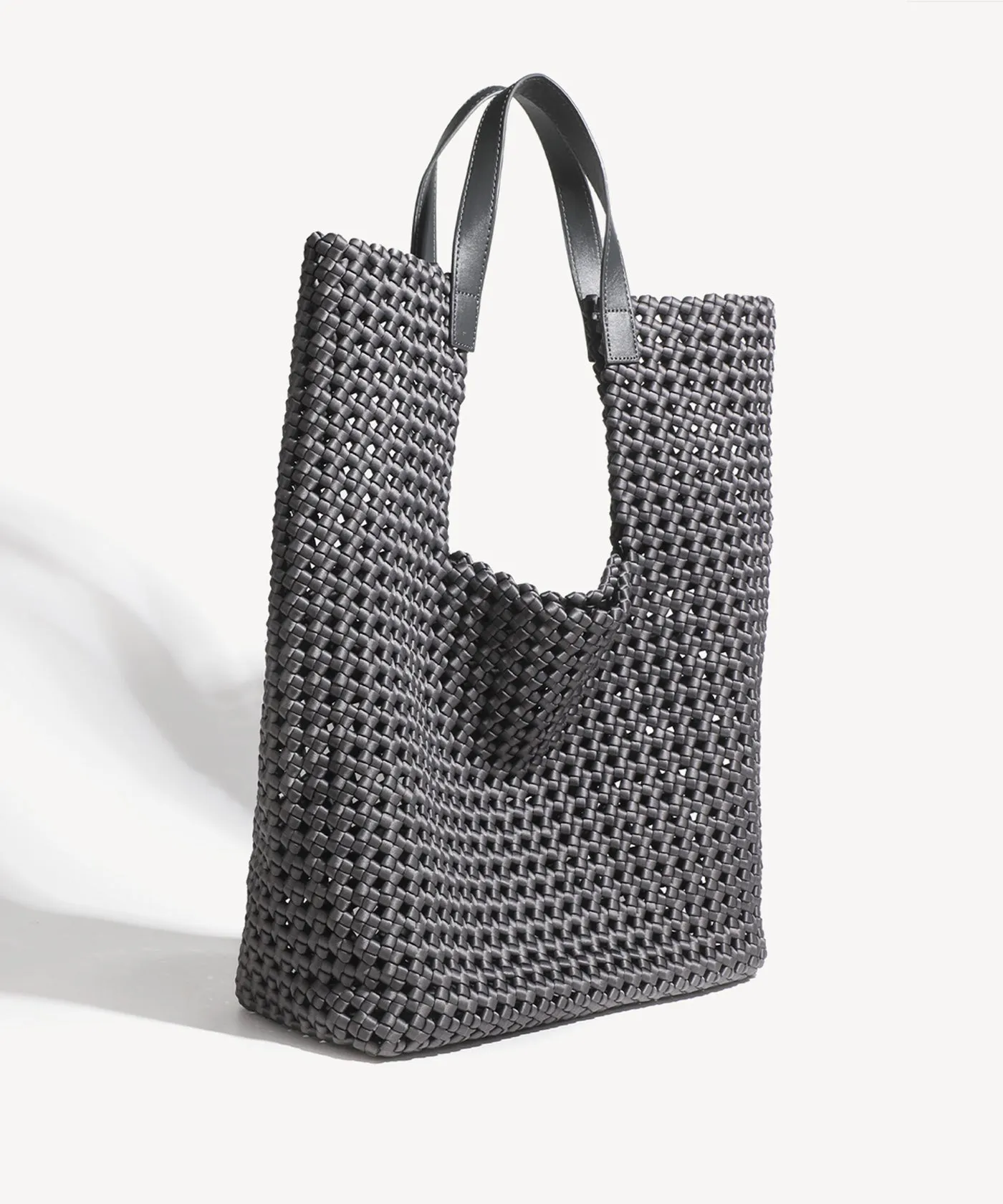 2 PCs Set Woven Large Handle Bag