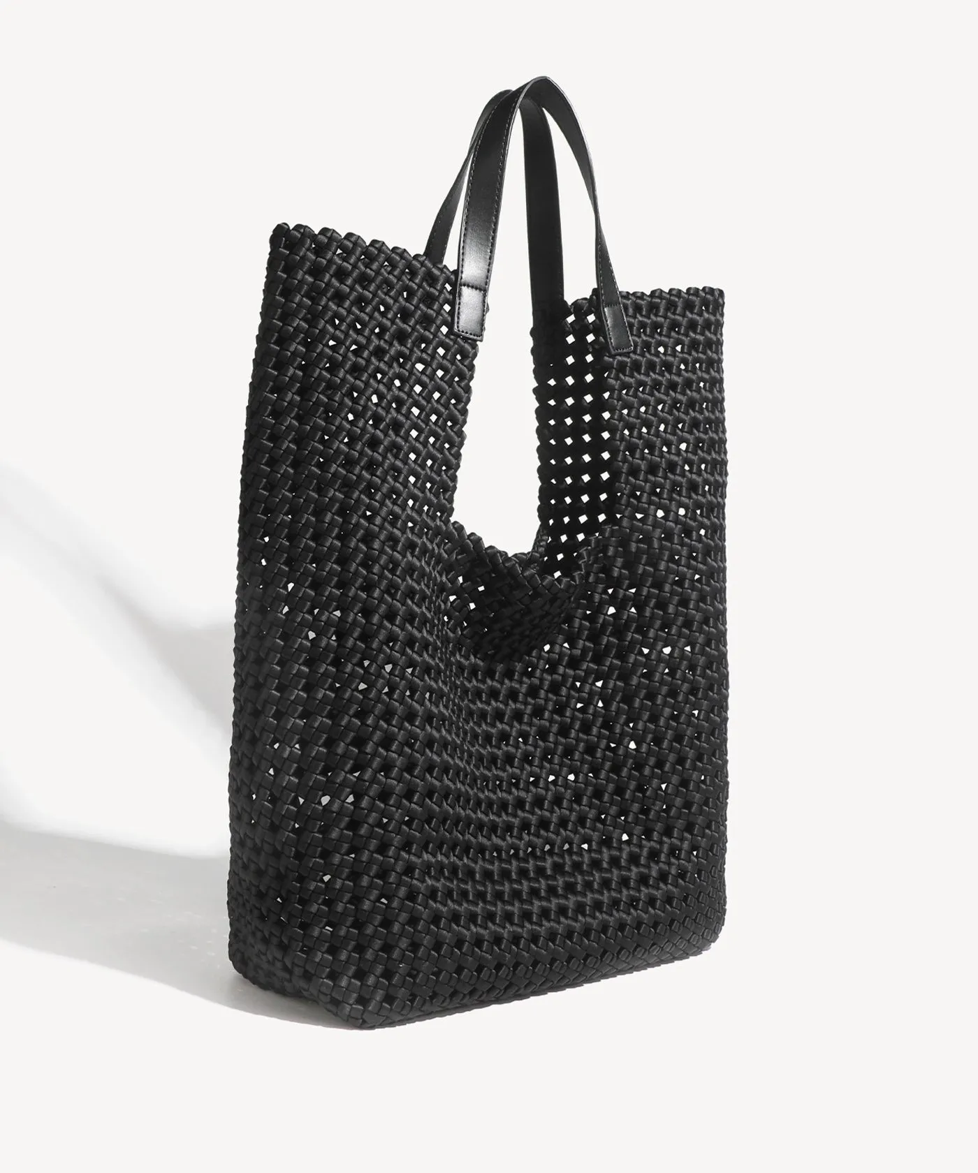 2 PCs Set Woven Large Handle Bag