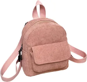 2022 Fashion Simple Velvet Solid Backpack Corduroy Backpack Leather Shoulder Bag for Women (One Size)