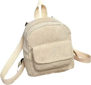 2022 Fashion Simple Velvet Solid Backpack Corduroy Backpack Leather Shoulder Bag for Women (WH2, One Size)