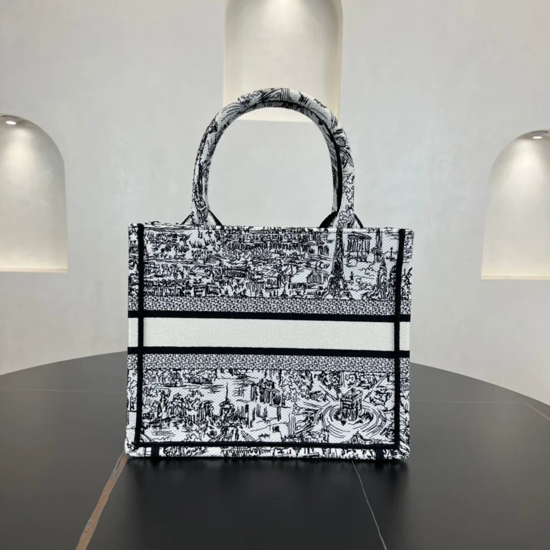 26cm Small Tote Vintage Embroidery Tote Handbag Bag 286715