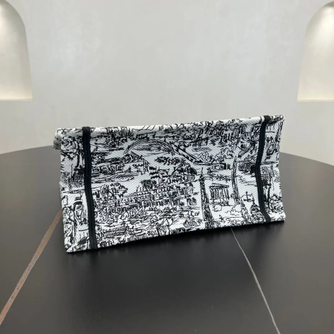 26cm Small Tote Vintage Embroidery Tote Handbag Bag 286715