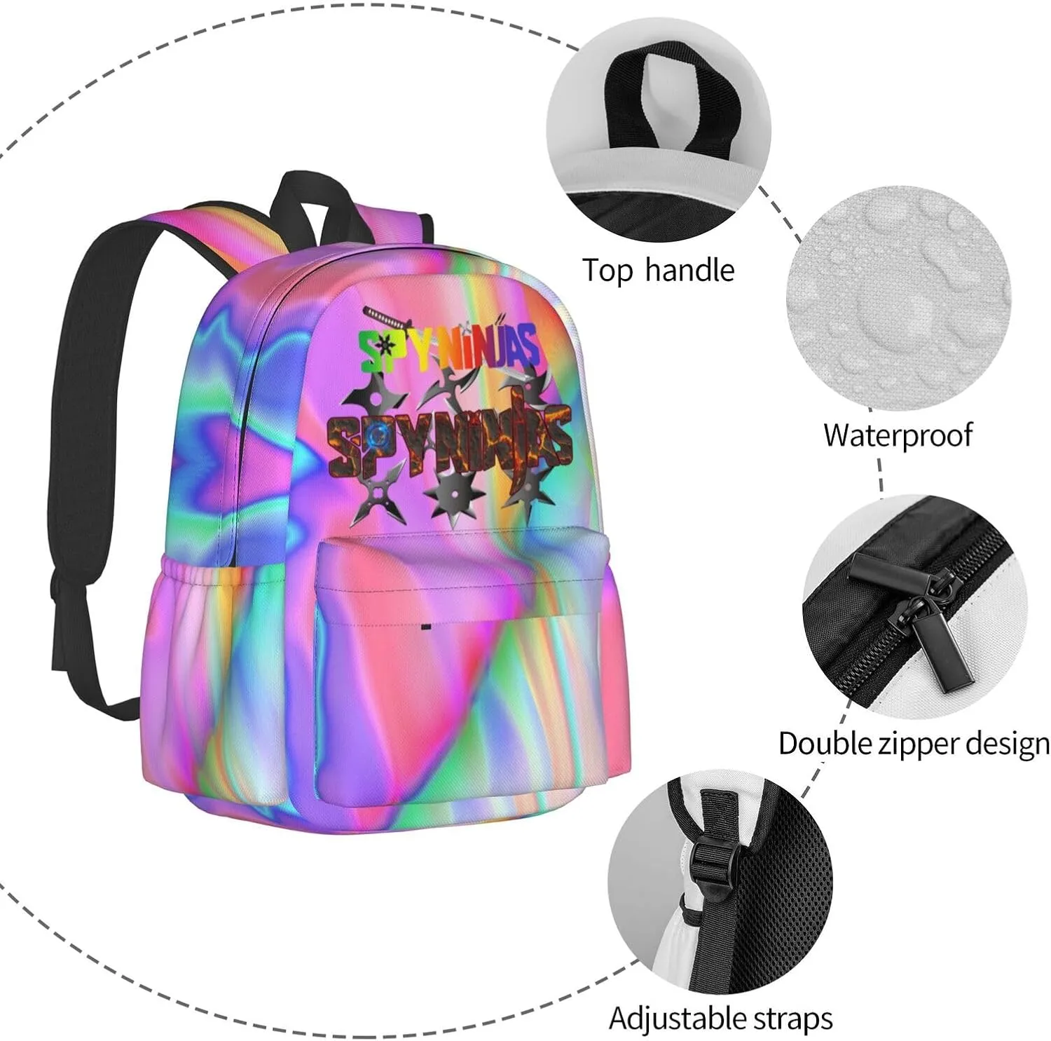 3 Piece Travel Backpack Set Hiking Travel Daypack For Women And Mens