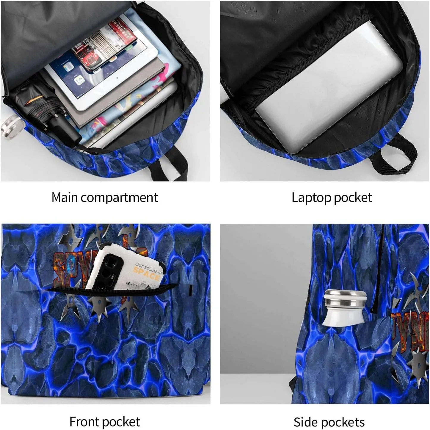 3 Piece Travel Backpack Set Hiking Travel Daypack For Women And Mens