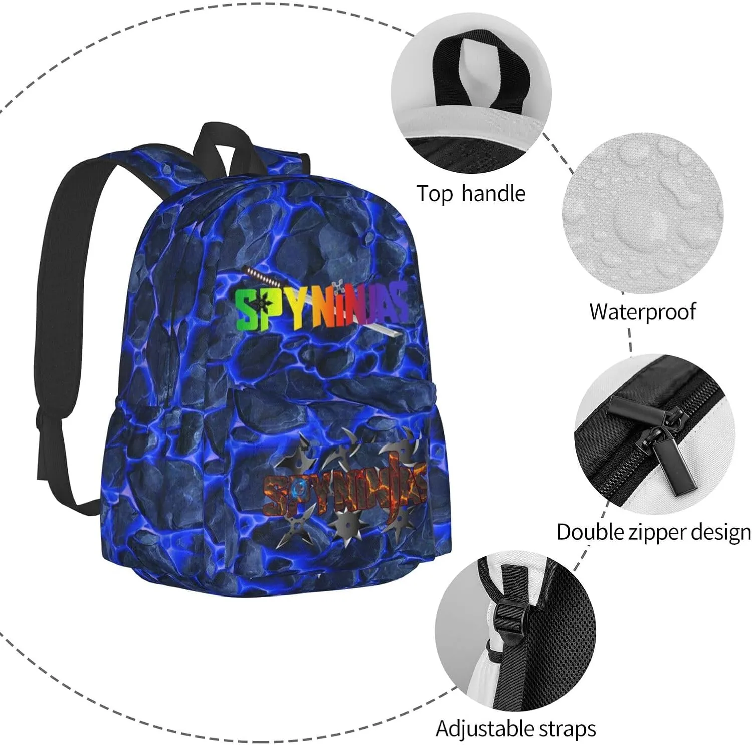 3 Piece Travel Backpack Set Hiking Travel Daypack For Women And Mens