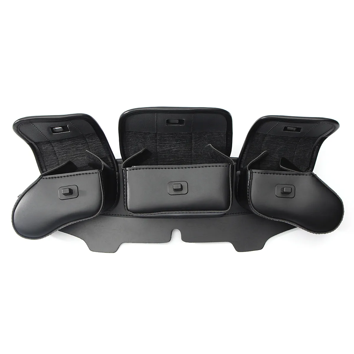 3 Pouch Pocket Fairing Wind Shield Bag for Harley Electra Street Glide Touring