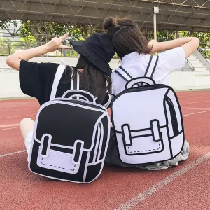 3D Comic School Backpack AD11202