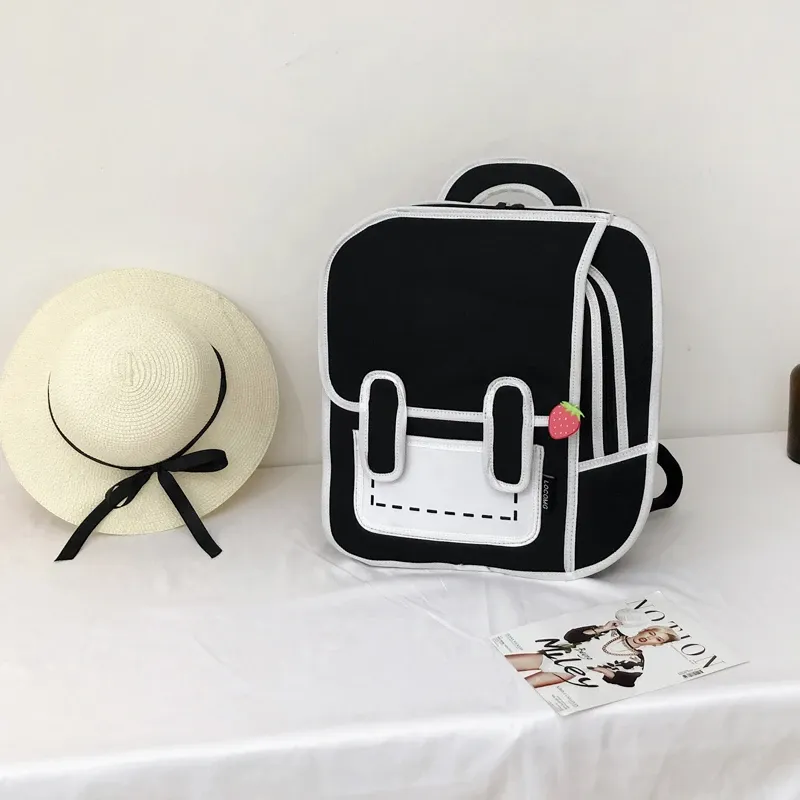 3D Harajuku Look Backpack AD10624