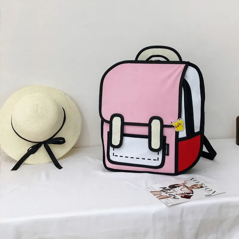 3D Harajuku Look Backpack AD10624