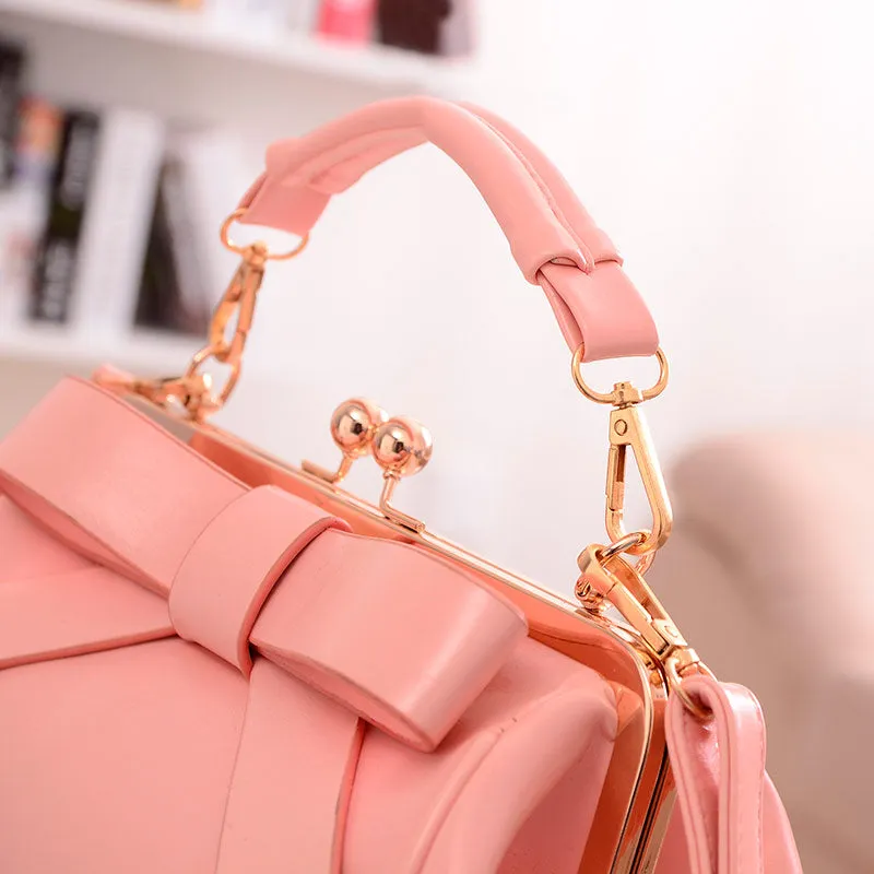 4 Colors Bowknot Hand Bag/Shoulder Bag AD10235