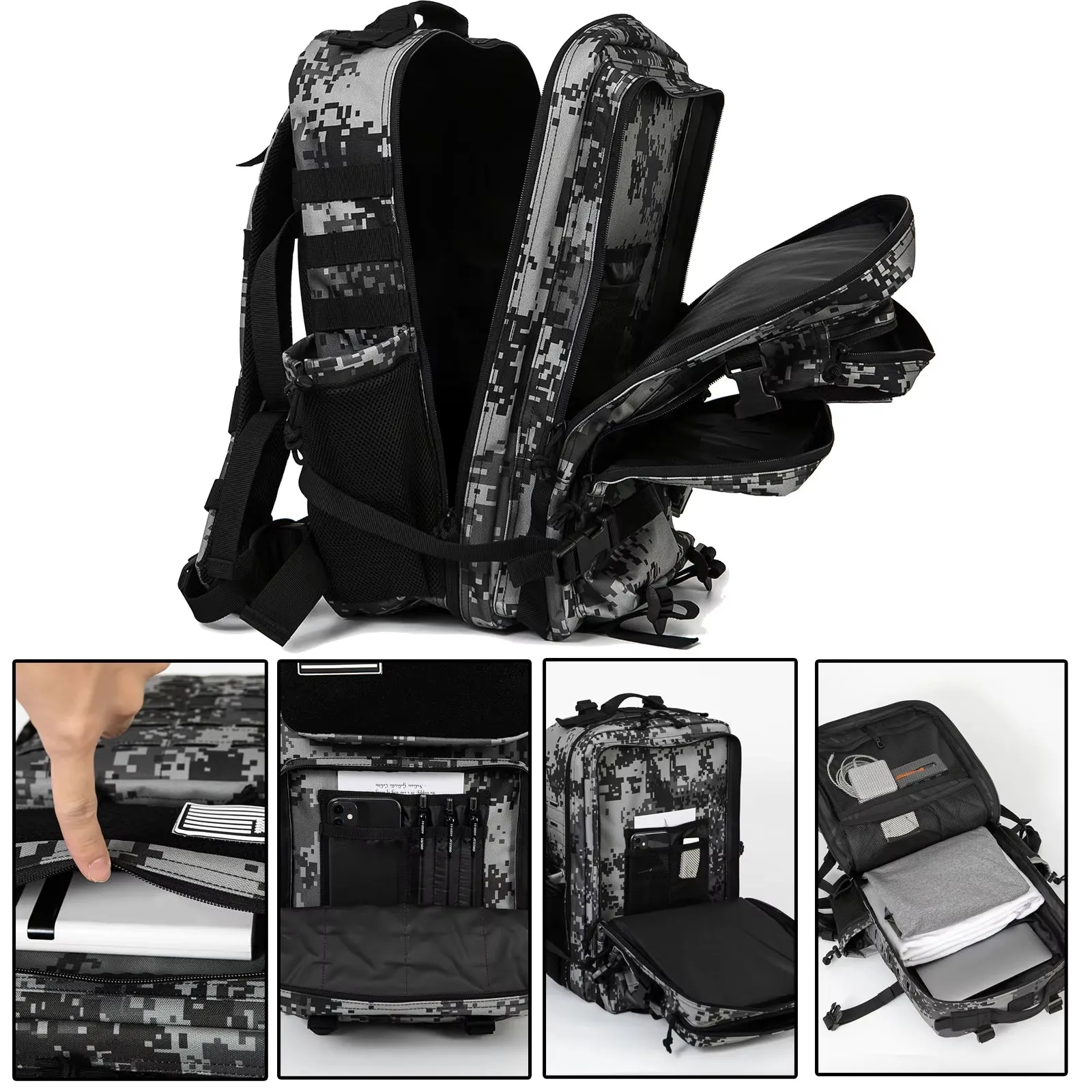 45L Molle Tactical Backpack
