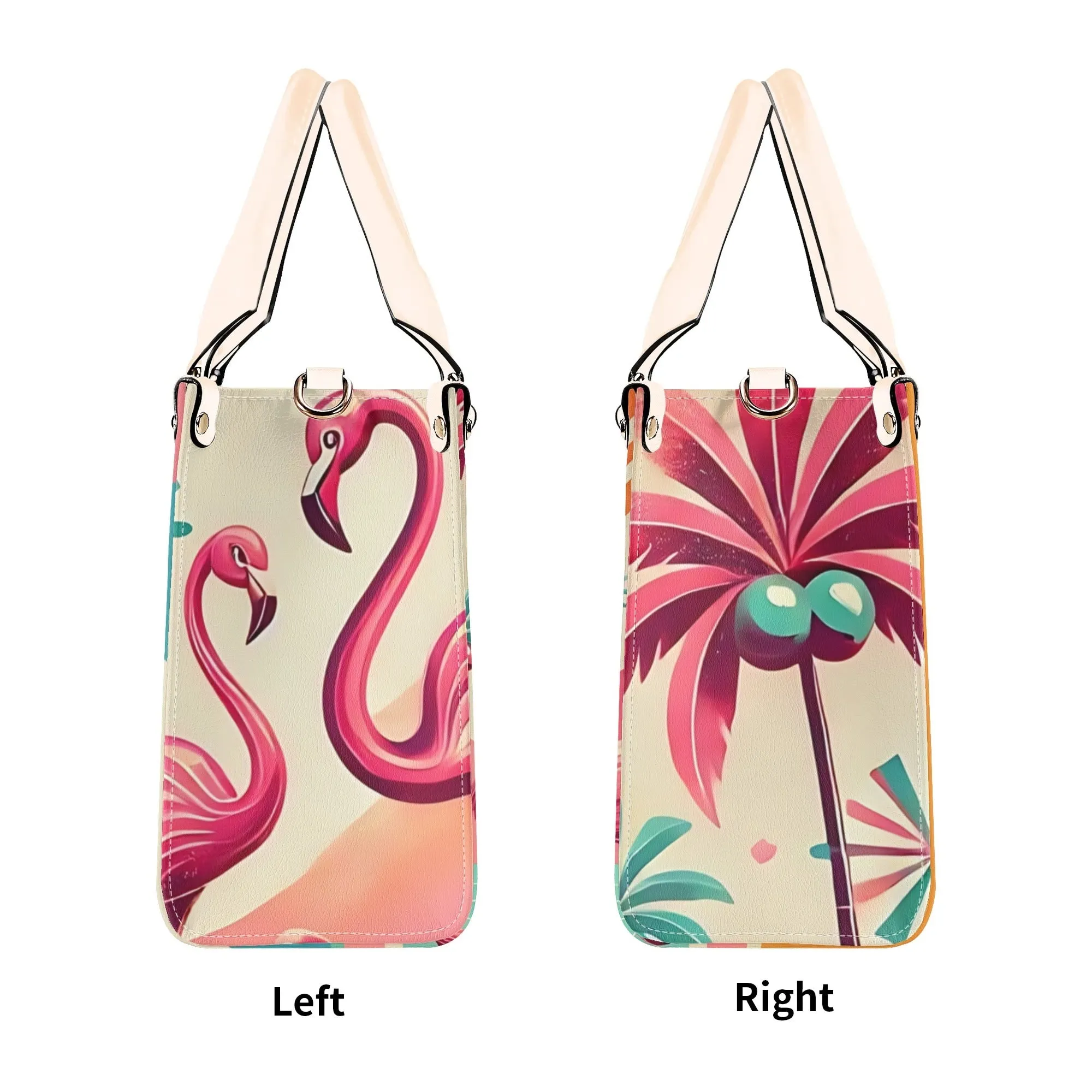 50s Flamingo Kitschy Mod Luxury Handbag