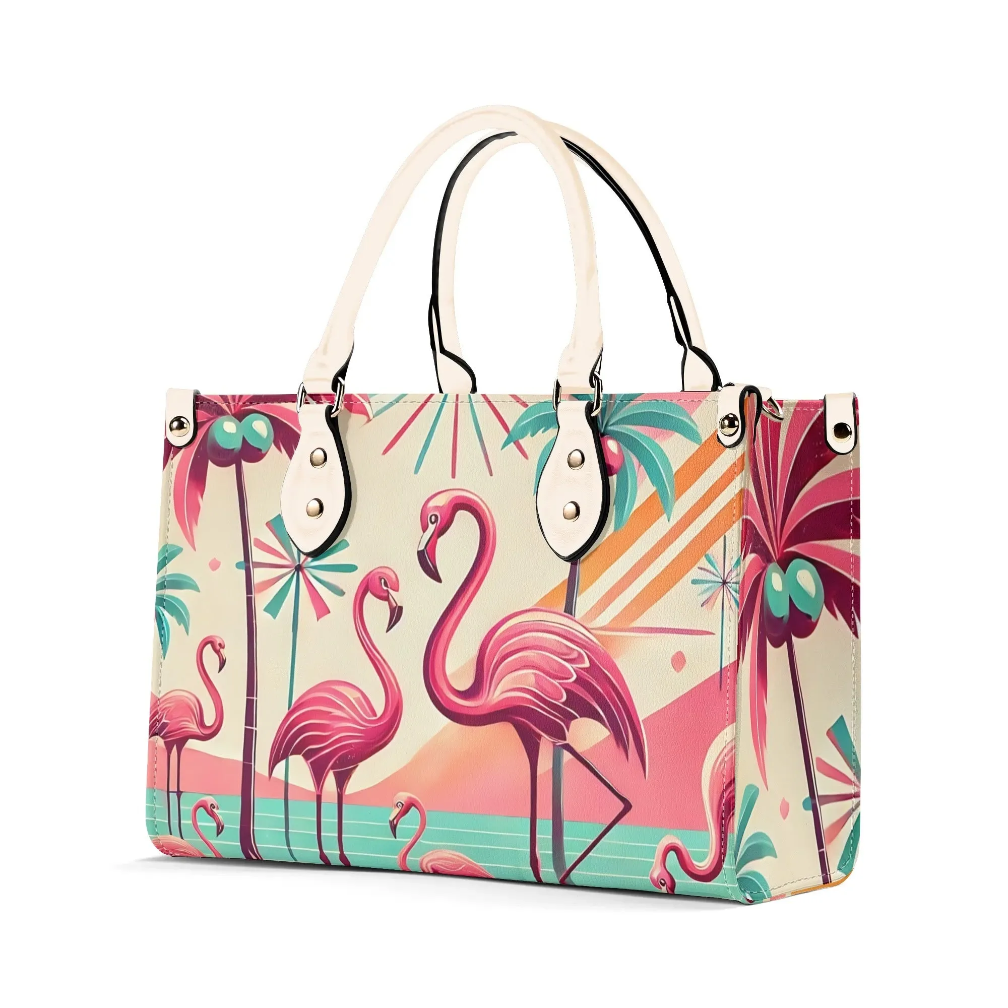 50s Flamingo Kitschy Mod Luxury Handbag