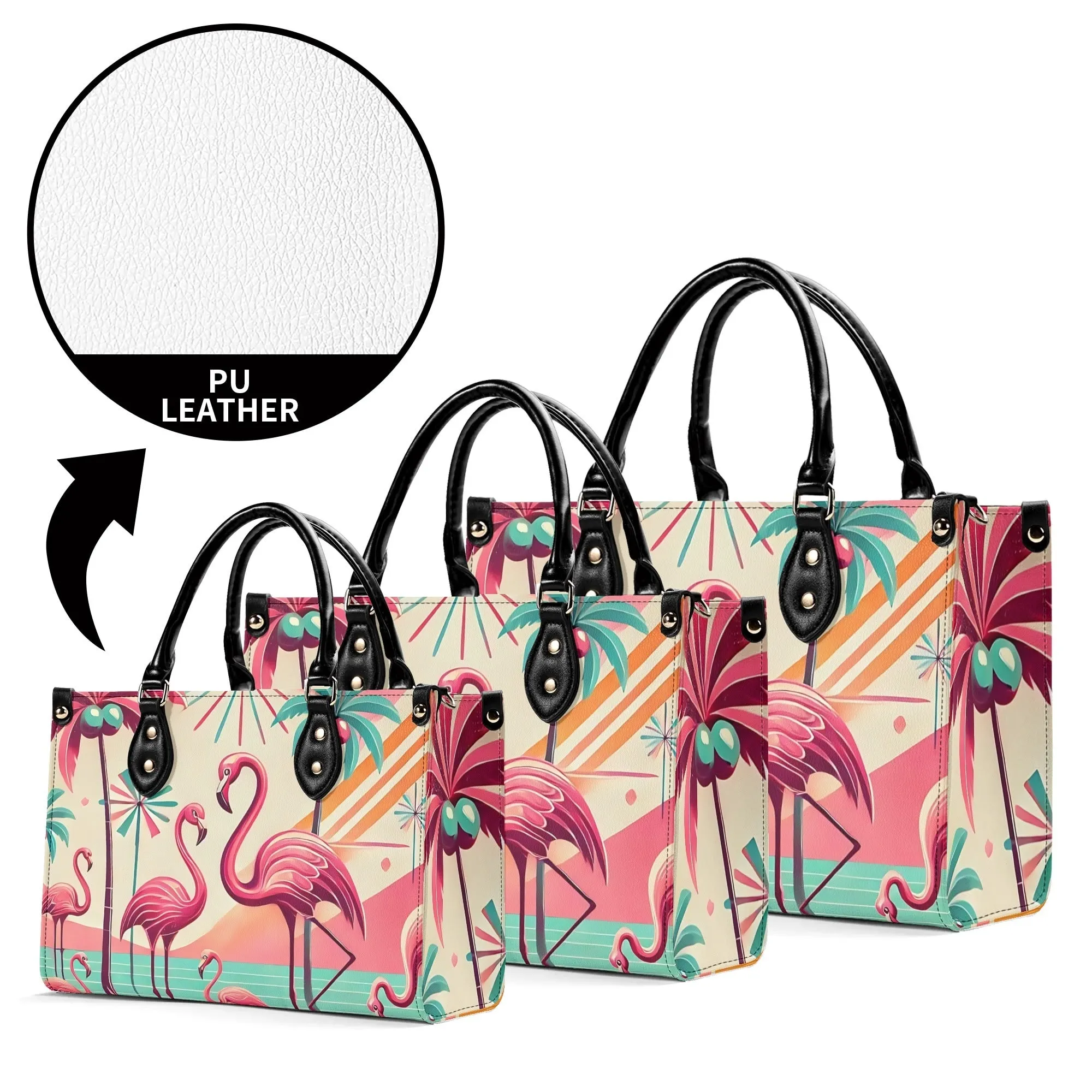 50s Flamingo Kitschy Mod Luxury Handbag
