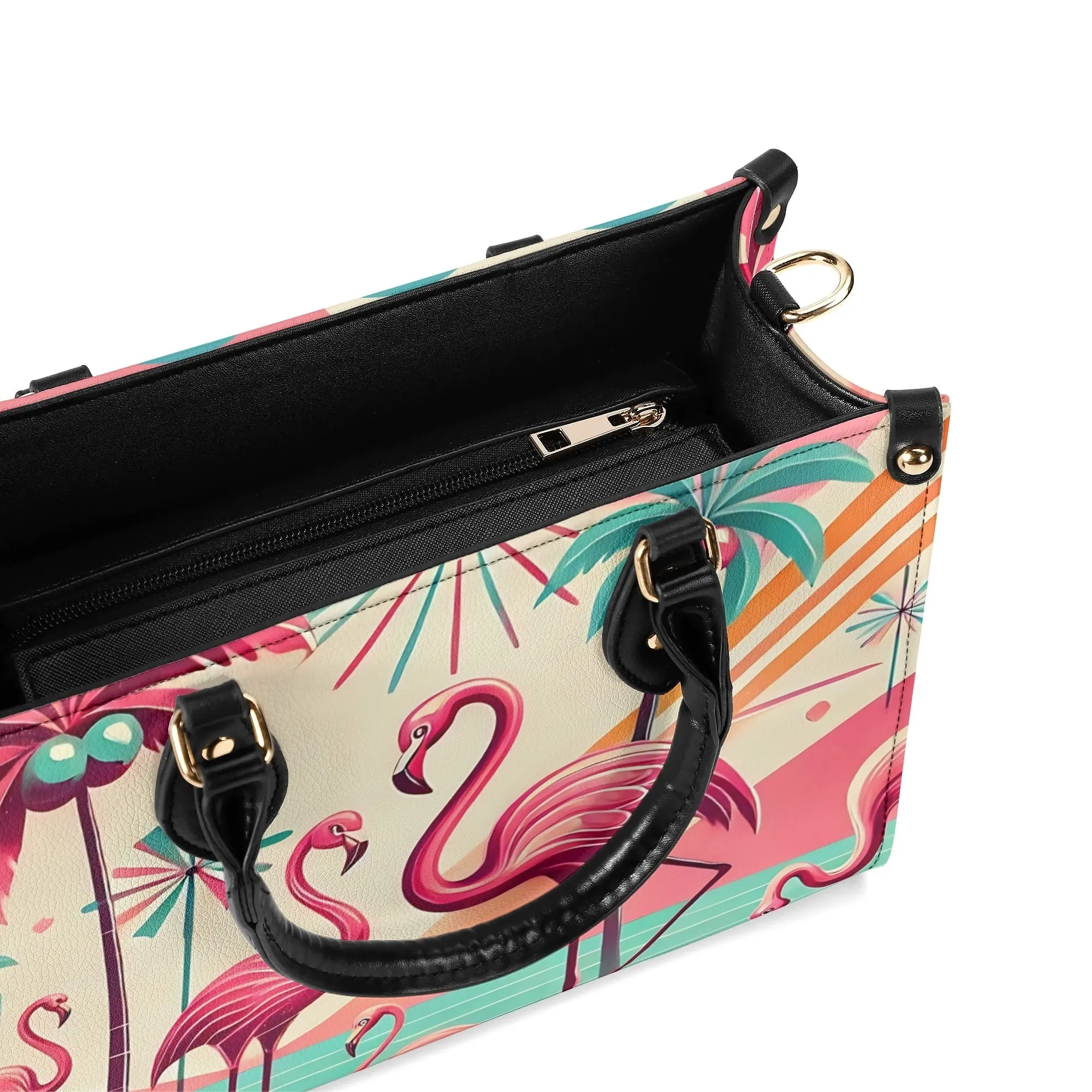 50s Flamingo Kitschy Mod Luxury Handbag