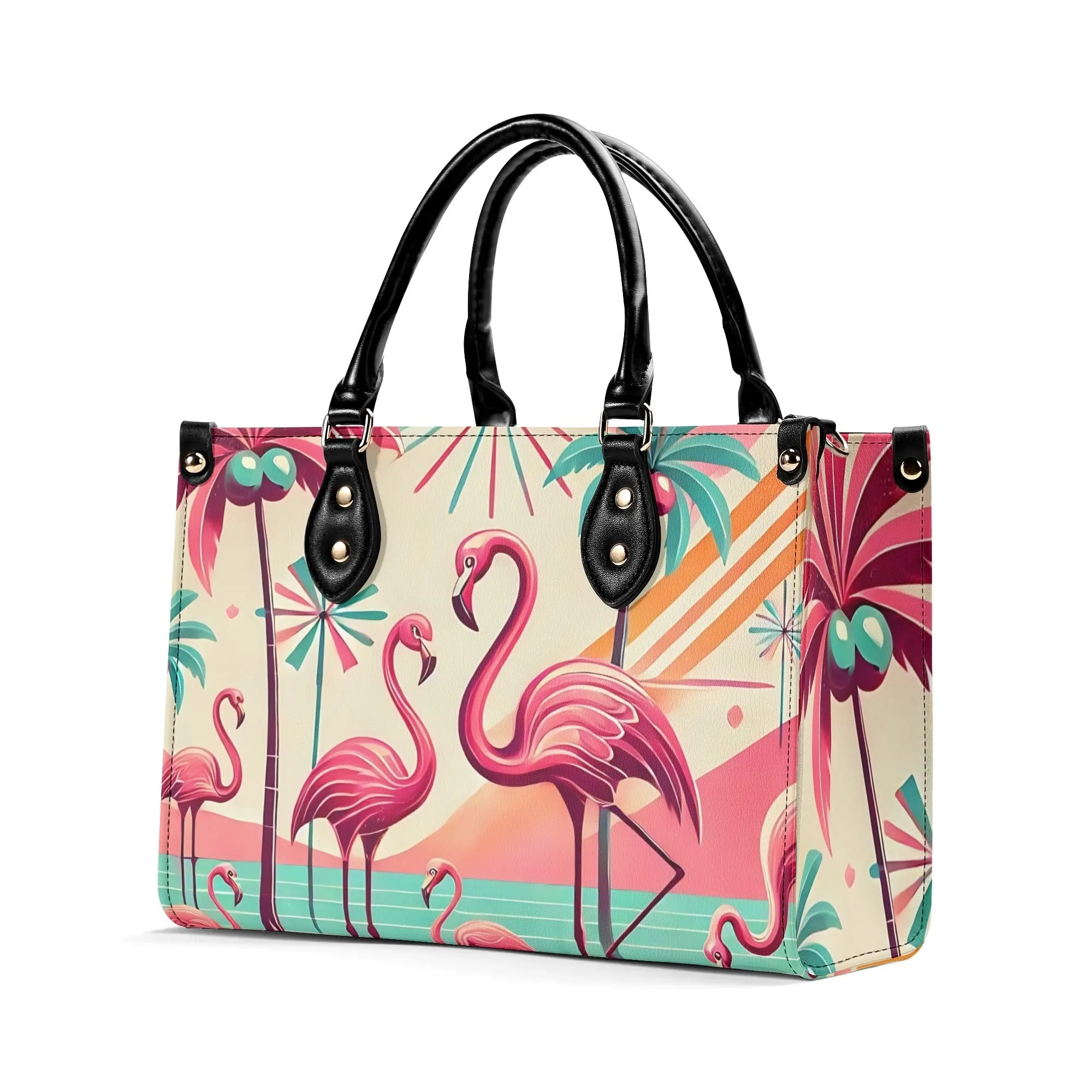 50s Flamingo Kitschy Mod Luxury Handbag