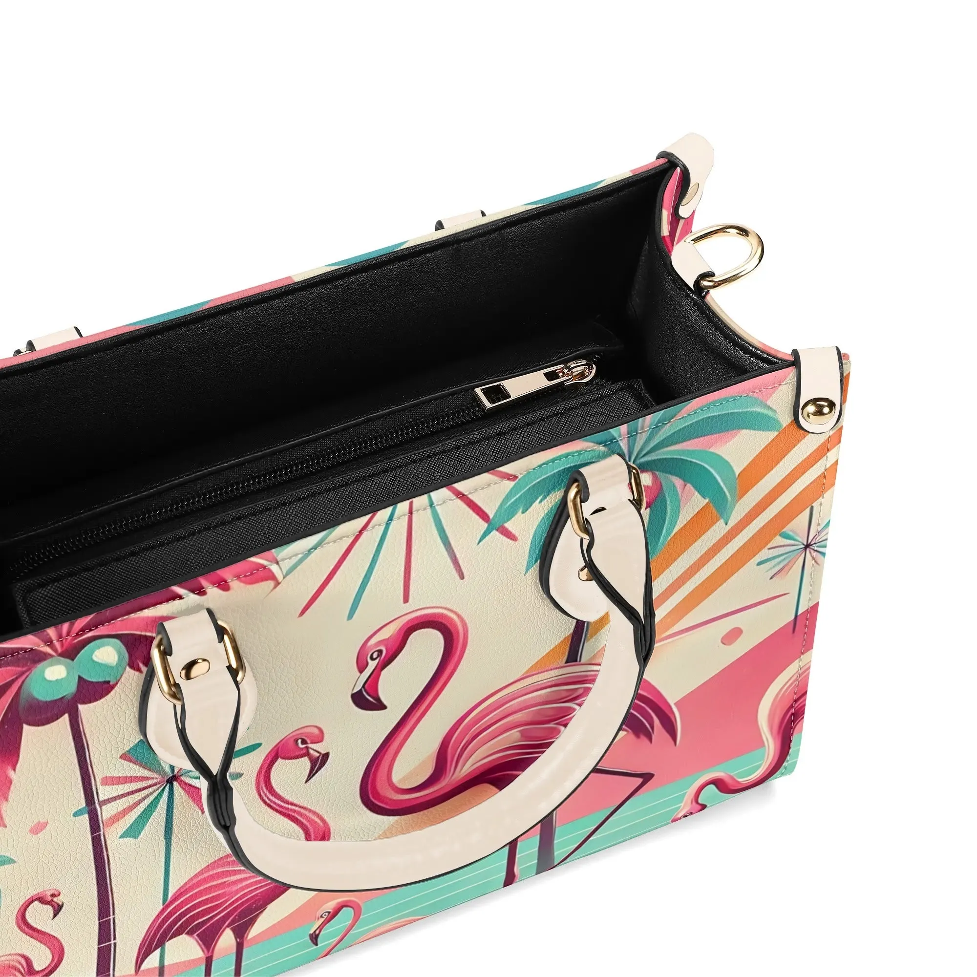 50s Flamingo Kitschy Mod Luxury Handbag