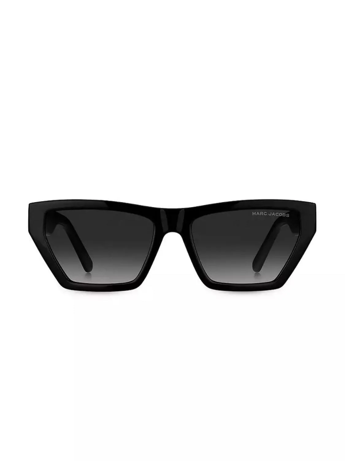 55MM Rectangle Logo Sunglasses