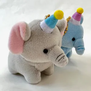 63326 CRUX ELEPHANT BUDDIES PLUSH CHARMS-3 Pairs