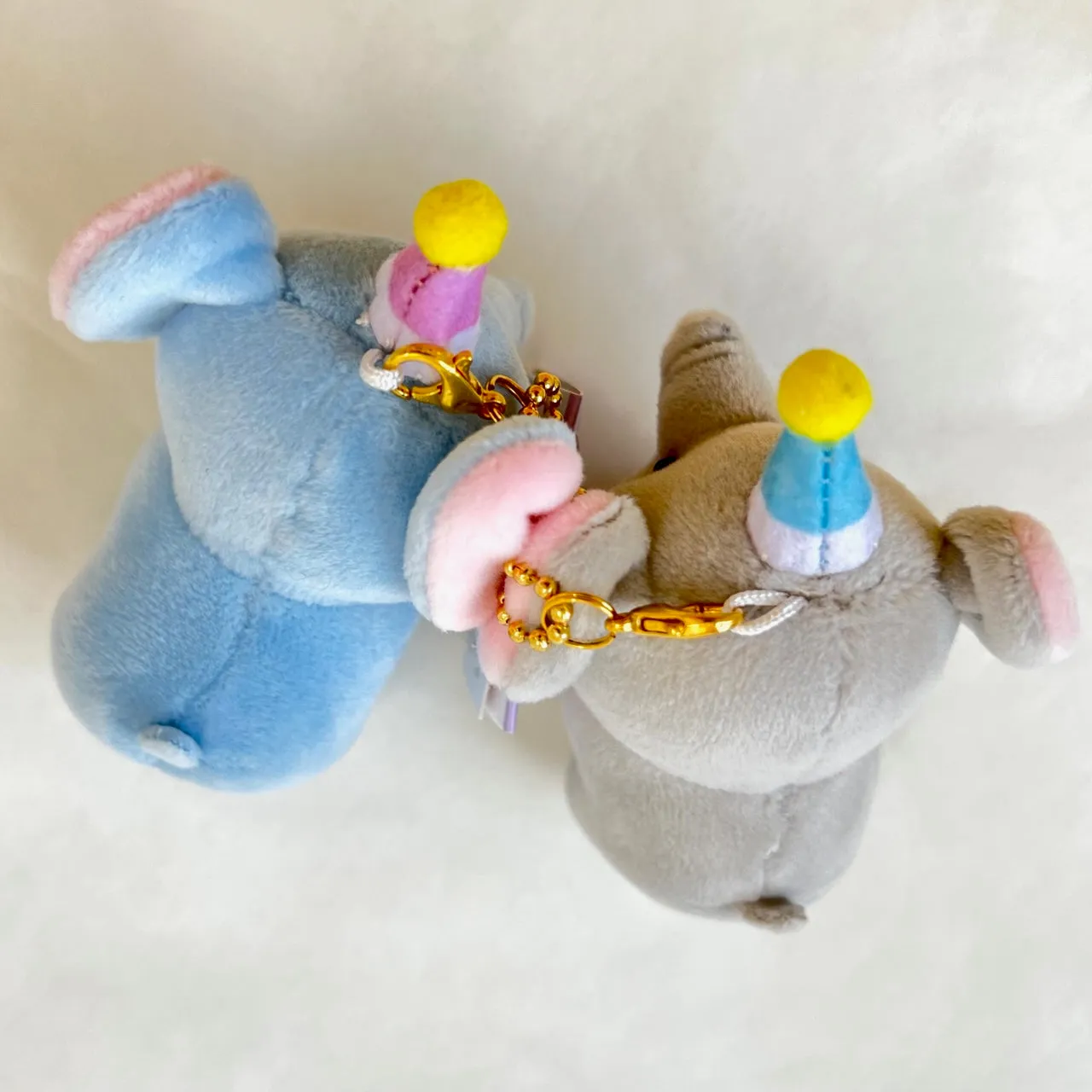 63326 CRUX ELEPHANT BUDDIES PLUSH CHARMS-3 Pairs