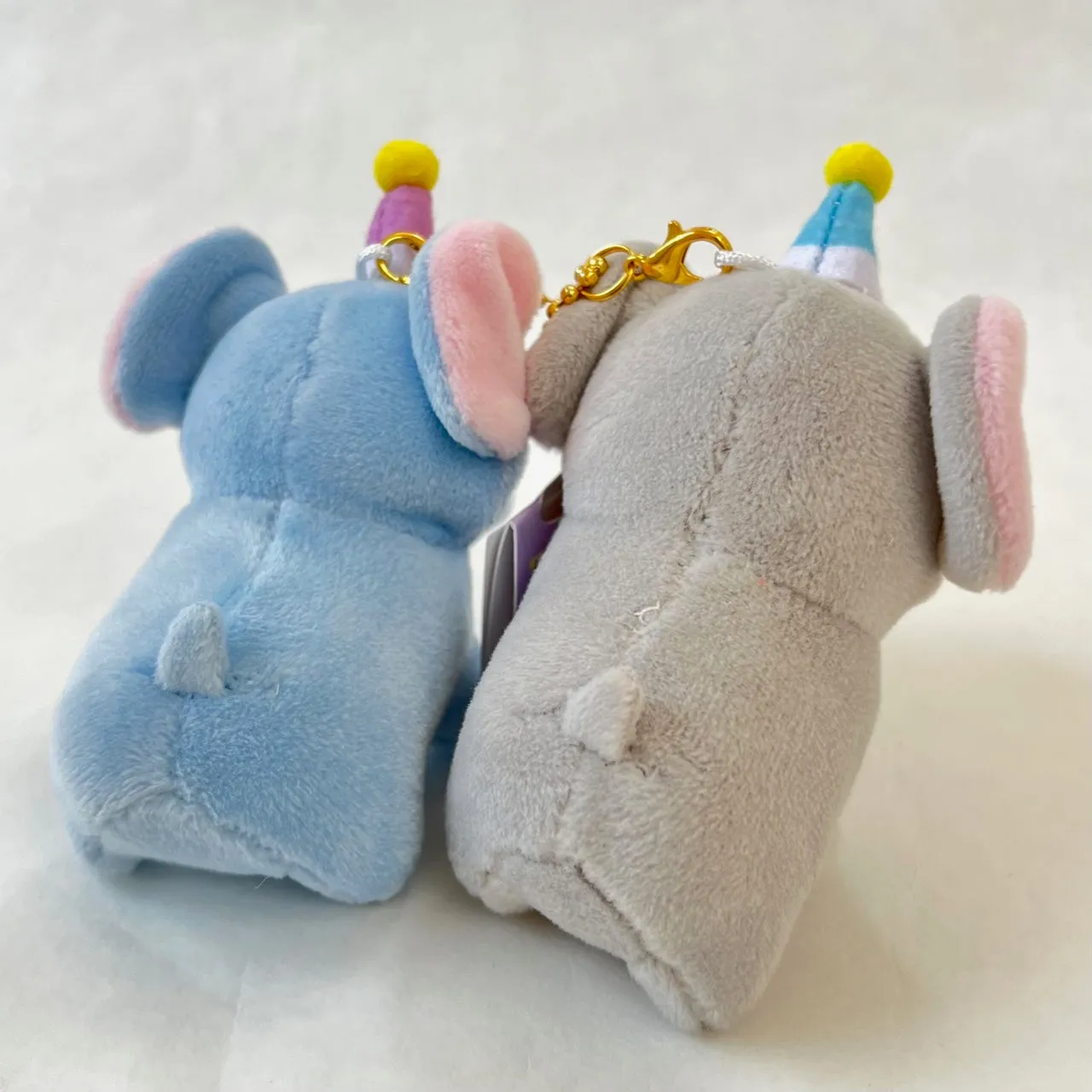 63326 CRUX ELEPHANT BUDDIES PLUSH CHARMS-3 Pairs