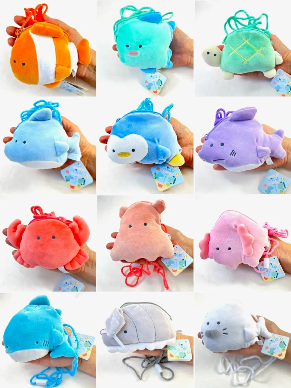 63352 SEA WORLD PLUSH BAGS-12