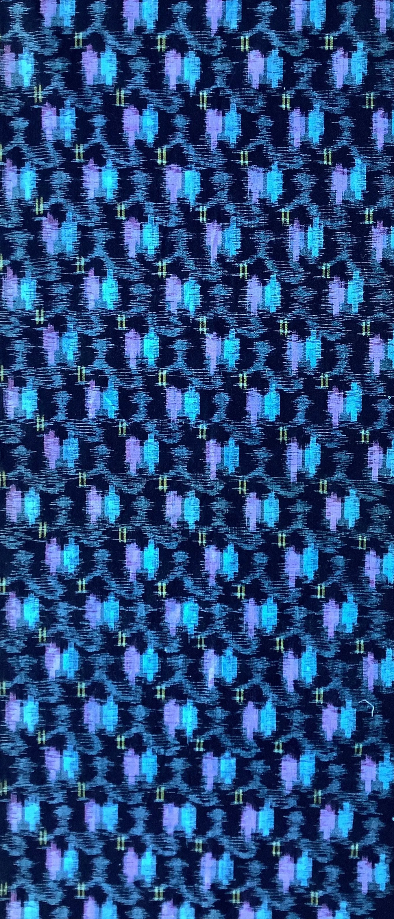 7157: 1960s Japanese Kasuri (ikat) Deadstock Cotton Fabric 56in.Piece