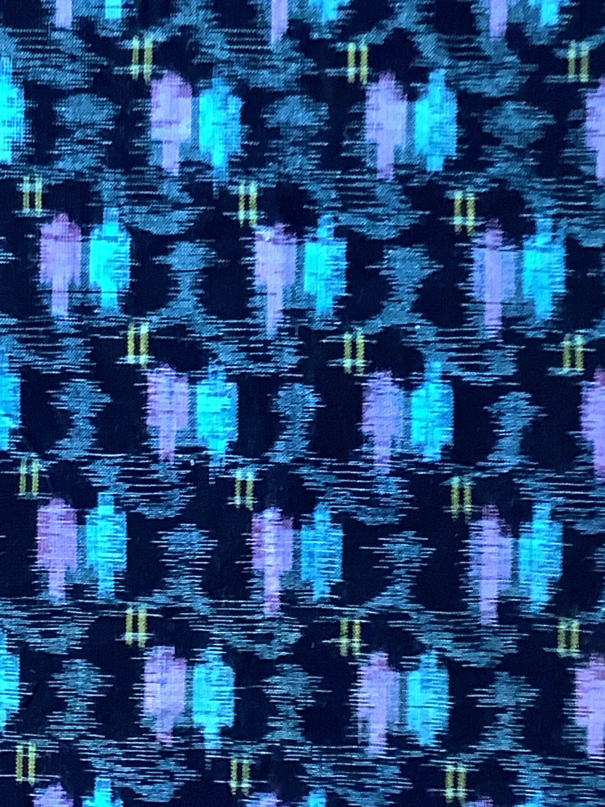 7157: 1960s Japanese Kasuri (ikat) Deadstock Cotton Fabric 56in.Piece