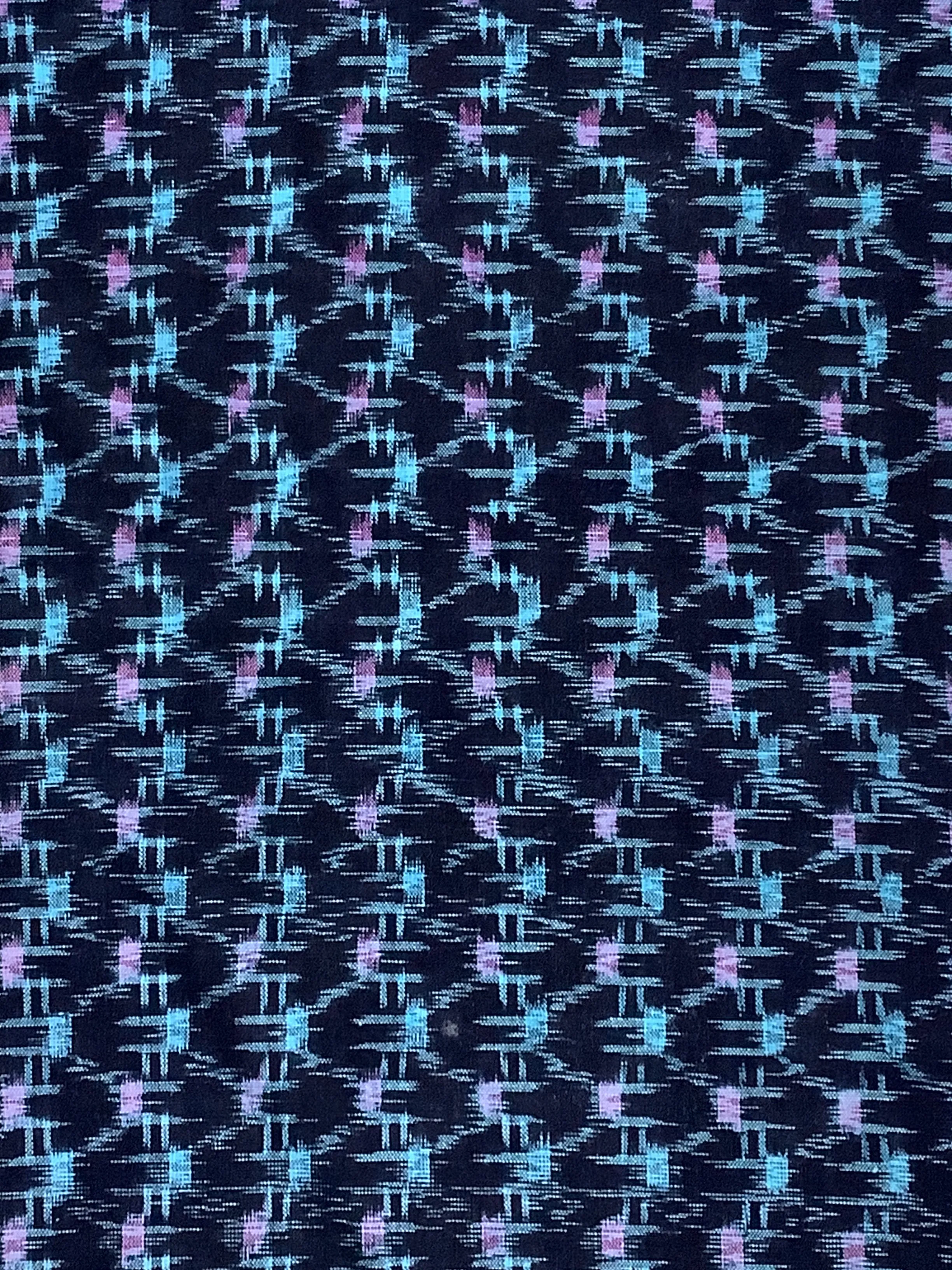 7449: 1960s Japanese Kasuri (ikat) Deadstock Cotton Fabric 55in.Piece