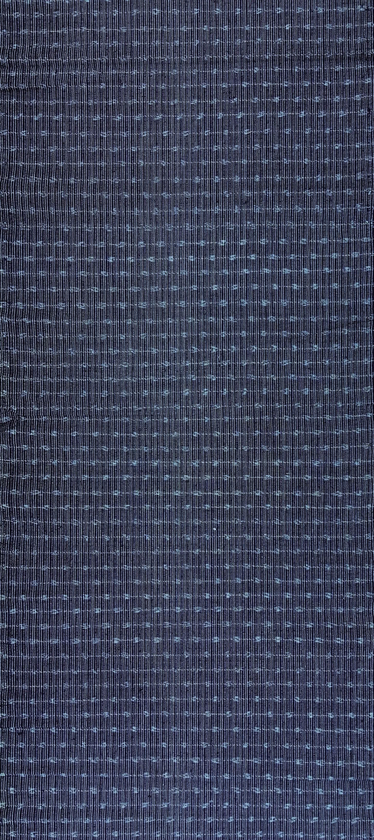 7556: 1930s-50s Japanese Deadstock Cotton Yukata Kimono fabric 55 in.Pc.