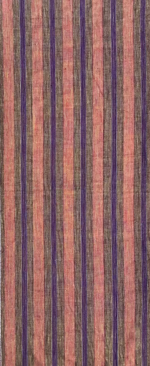7646: 1930s-50s Japanese Deadstock Cotton Yukata Kimono fabric 55 in.Pc.
