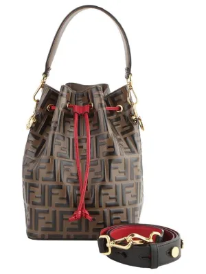 8BT298 FF Logo Montresor Small Bucket Shoulder Bag 33435Y