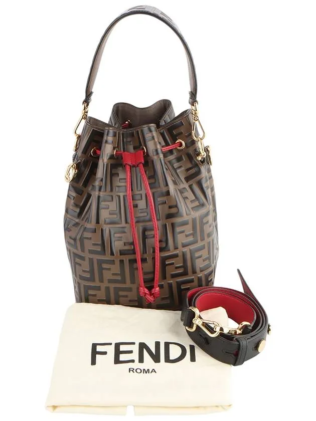 8BT298 FF Logo Montresor Small Bucket Shoulder Bag 33435Y