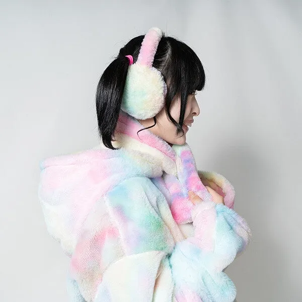 ACDC RAG Pastel Rainbow Scarf & Earmuffs Set