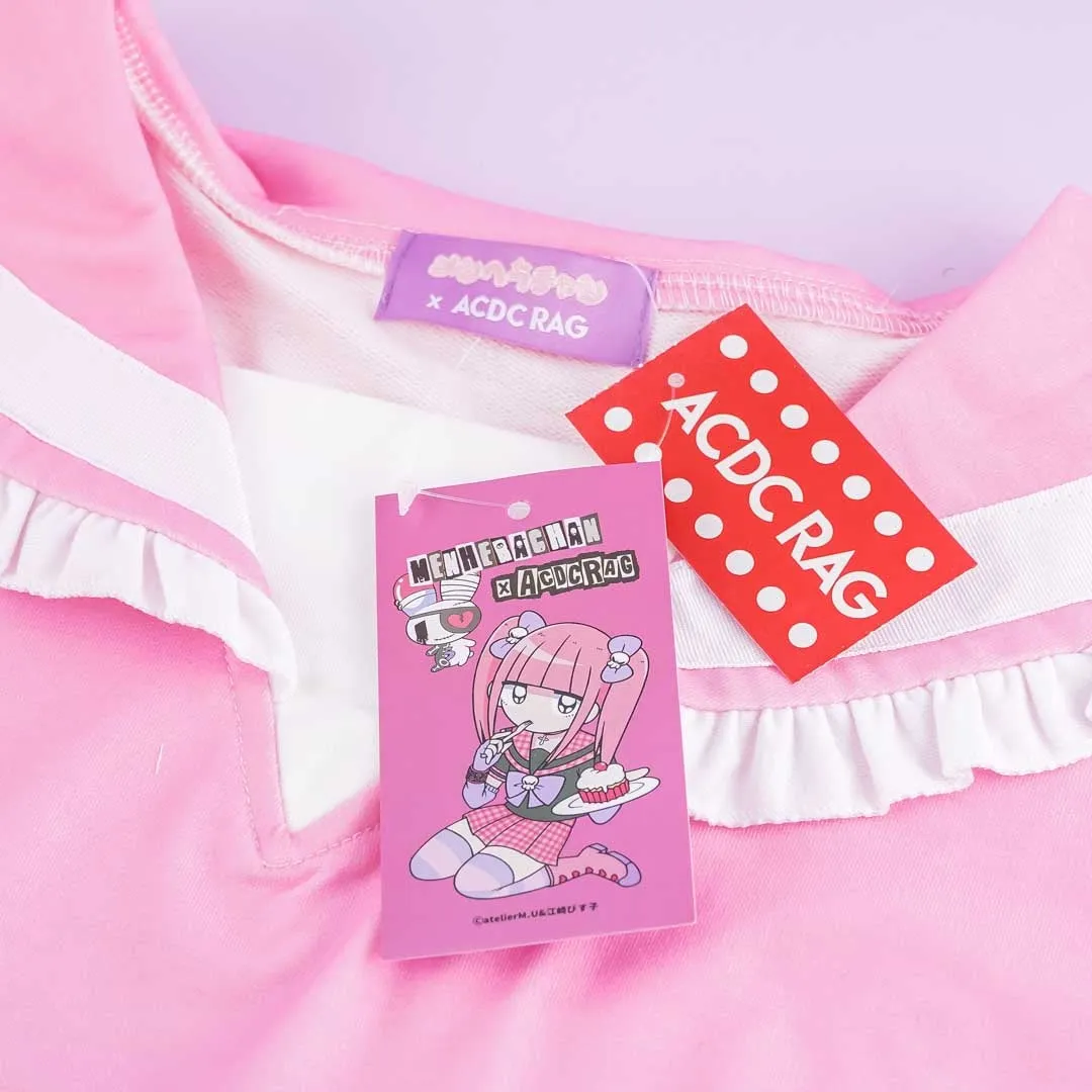 ACDC RAG Yami Kawaii Punk Menhera-chan Sailor Tee - Pink