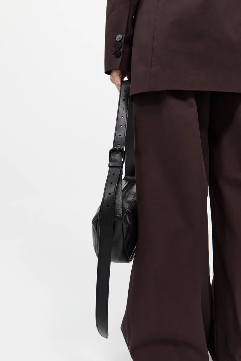 Adjustable Crescent Bag - Black