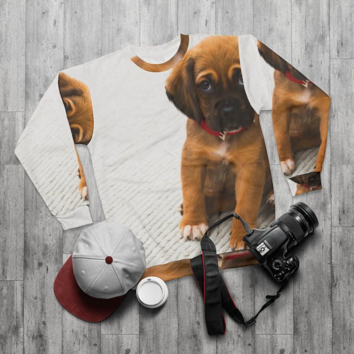 Adorable Puppy Dogs Fluffy Animals Kawaii Sweatshirt