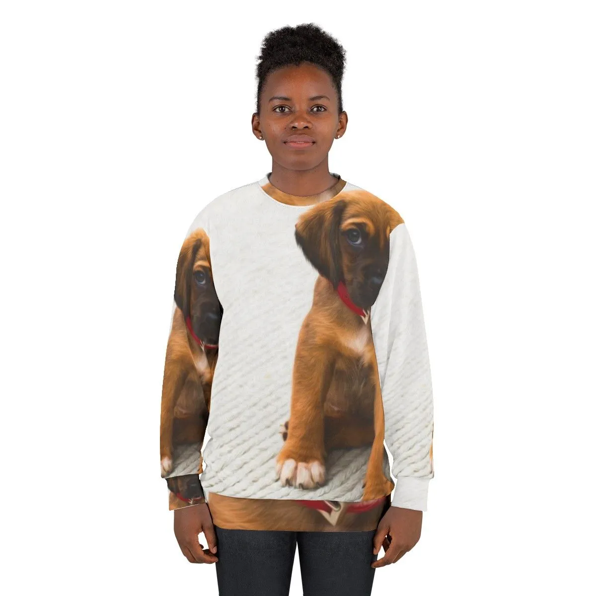 Adorable Puppy Dogs Fluffy Animals Kawaii Sweatshirt