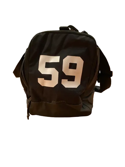 Adrian Ealy Oklahoma Football Team Issued Travel Duffel Bag with Number
