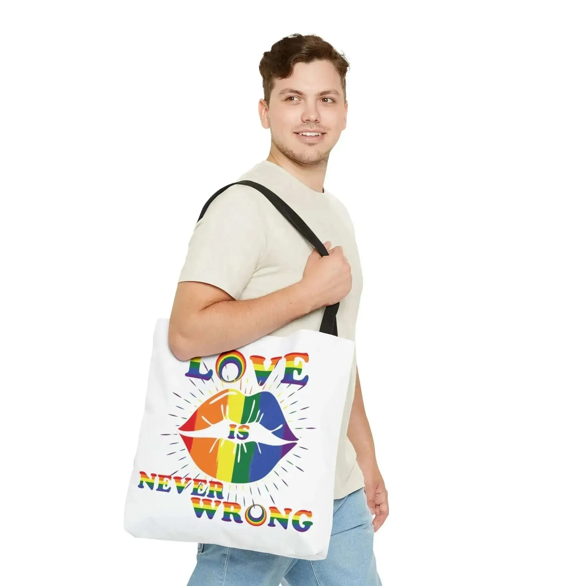 Aesthetic Respect Love LGBT Tote Bag (AOP)