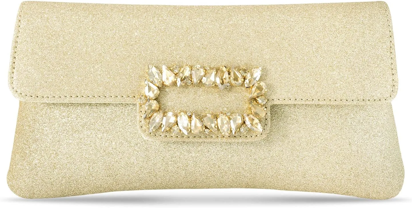 Aheli Clutch Purses for Women Wedding Handmade Evening Handbags Party Bridal Clutch