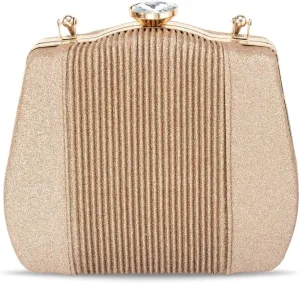 Aheli Clutch Purses for Women Wedding Handmade Evening Handbags Party Bridal Clutch