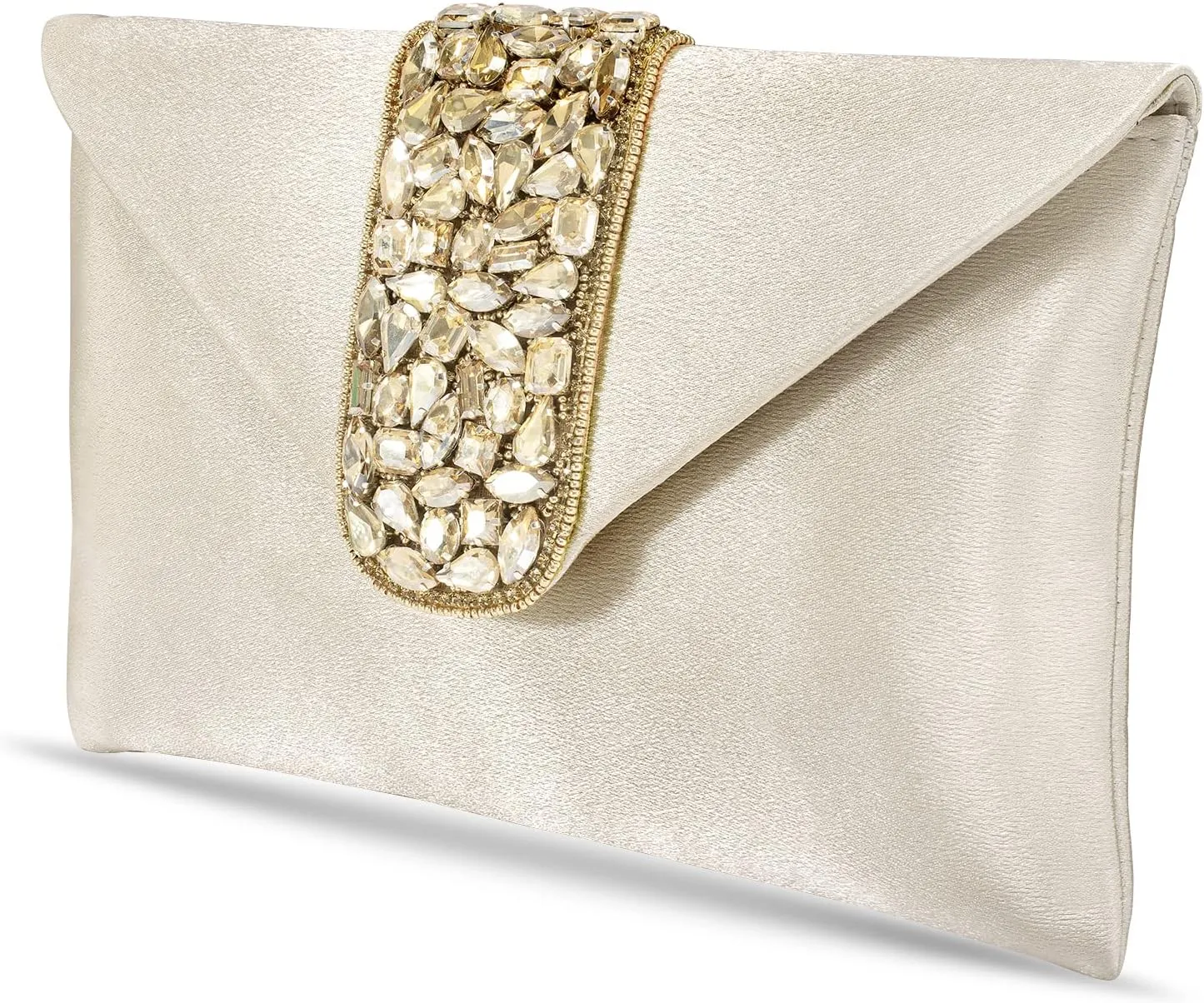 Aheli Clutch Women's Purse Bridal Bag for Casual Detachable Strap Evening Sling Bag