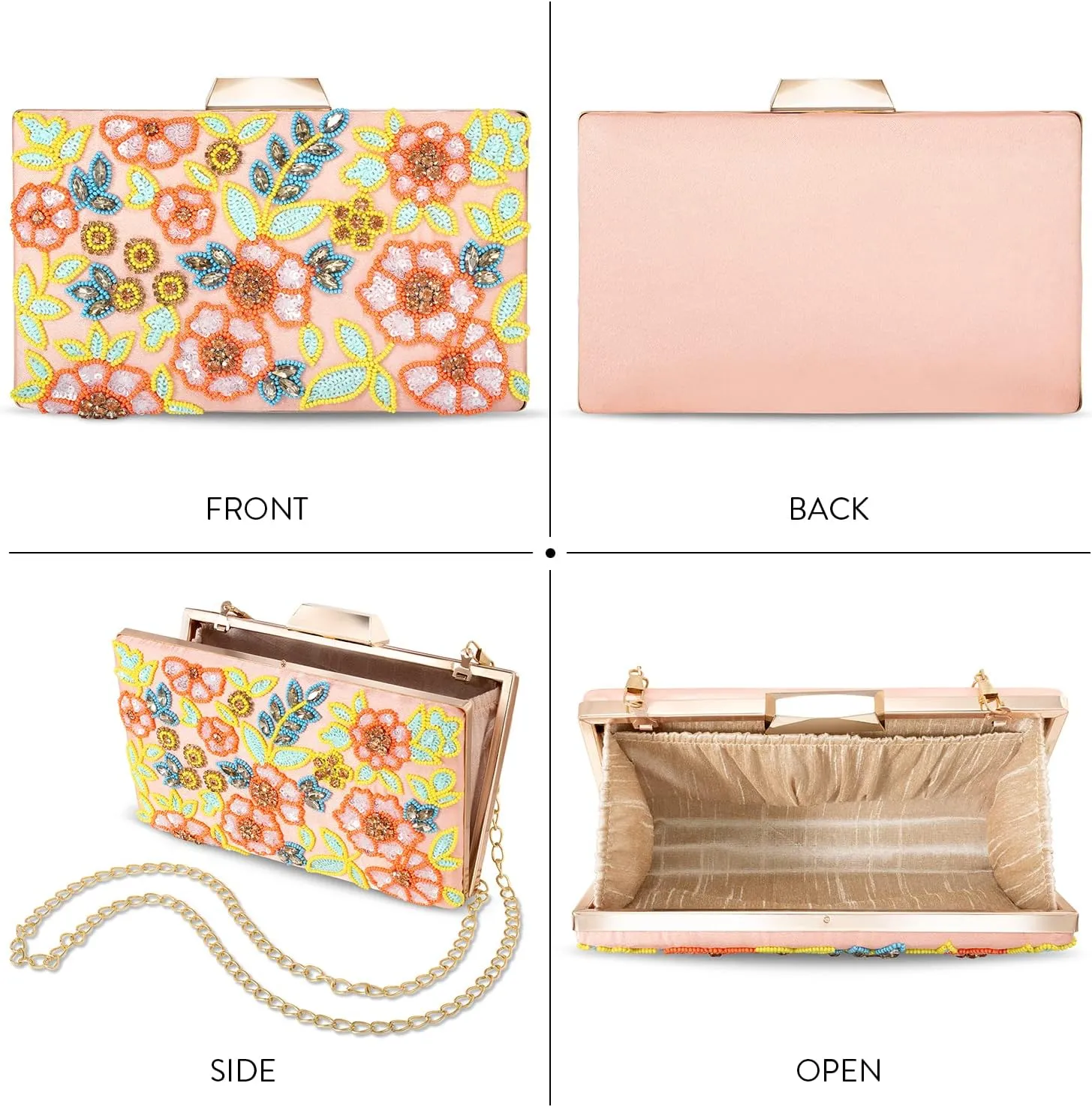 Aheli Ethnic Stylish Potli Bag for Women Purse Evening Handbags